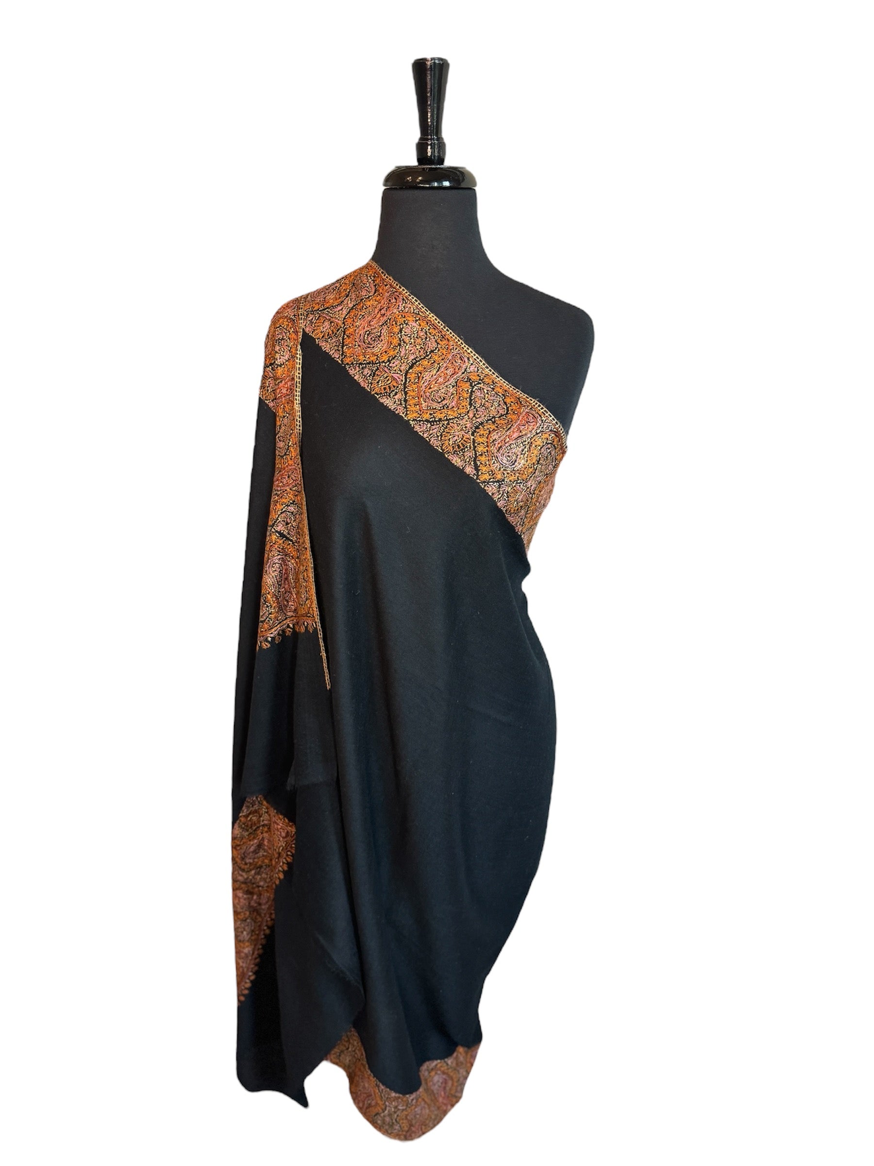 Kashmiri Feather-Light Woolen Shawl - Kalandoor image 3