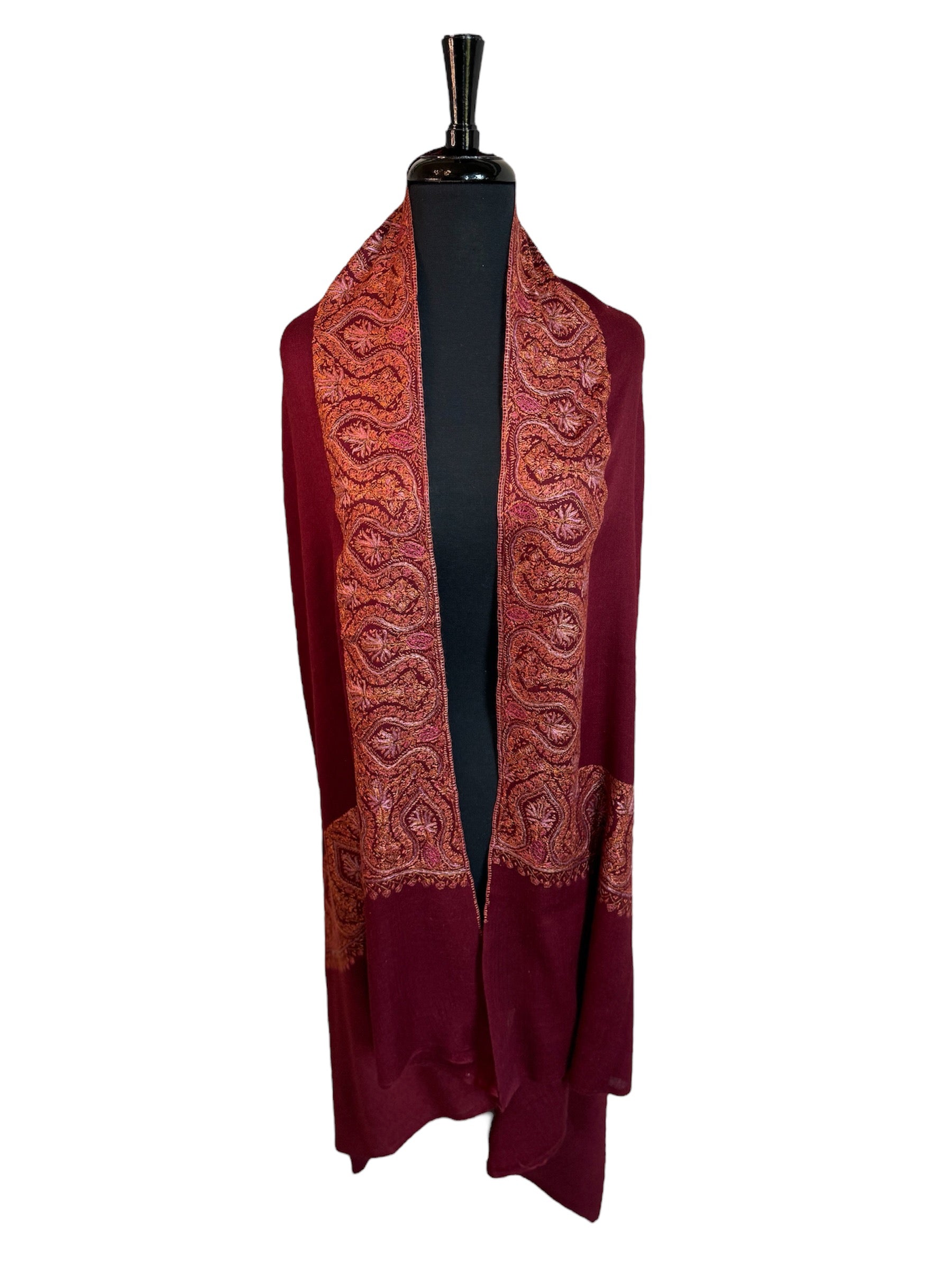 Kashmiri Feather-Light Woolen Shawl - Kalandoor image 10
