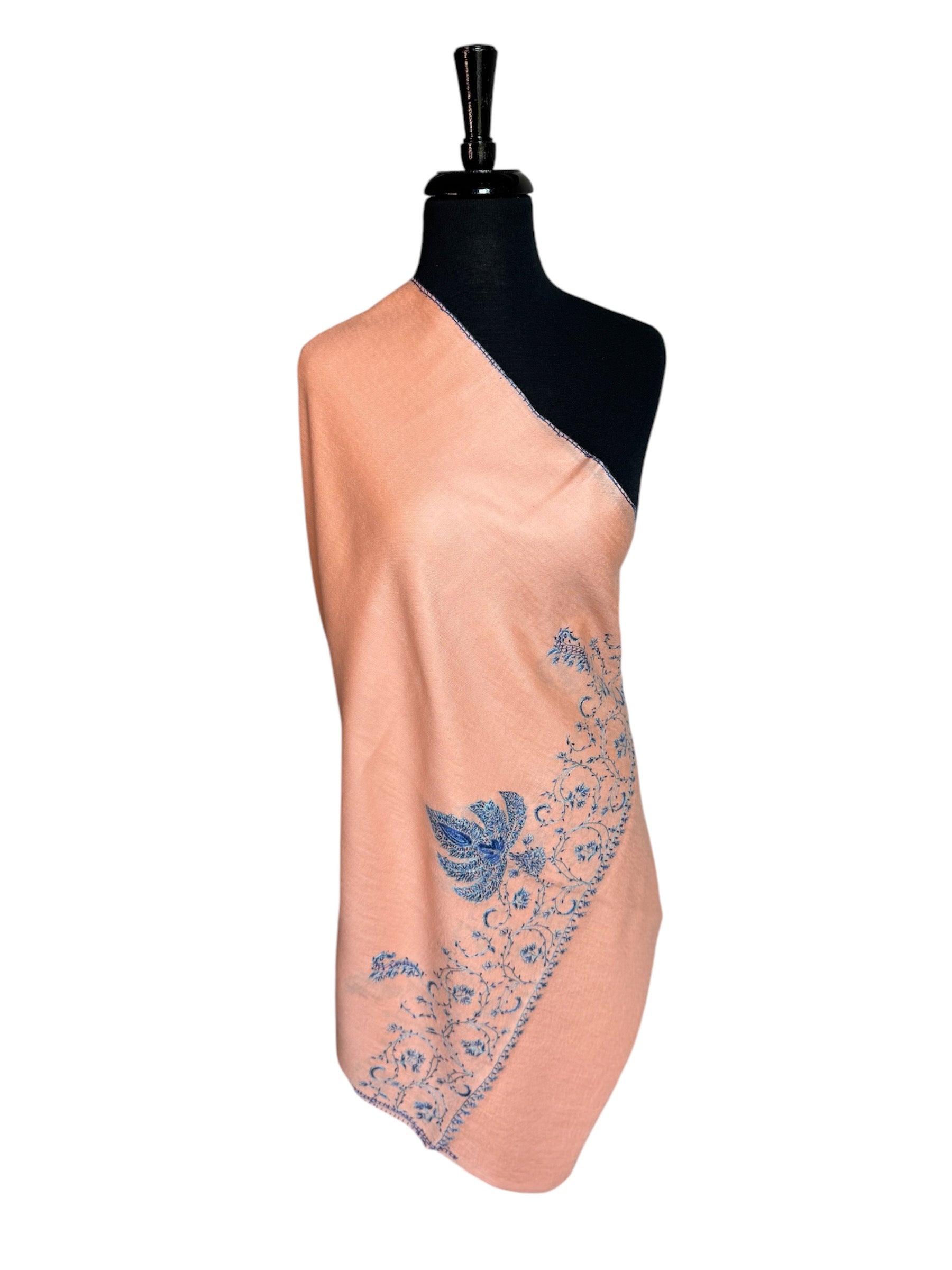 Kashmiri Woolen Stole - Sozni Paldar Design image 0