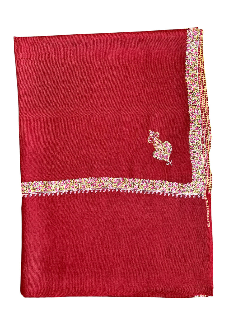 Kashmiri Woolen Stole - Sozni Haldar Design image 2