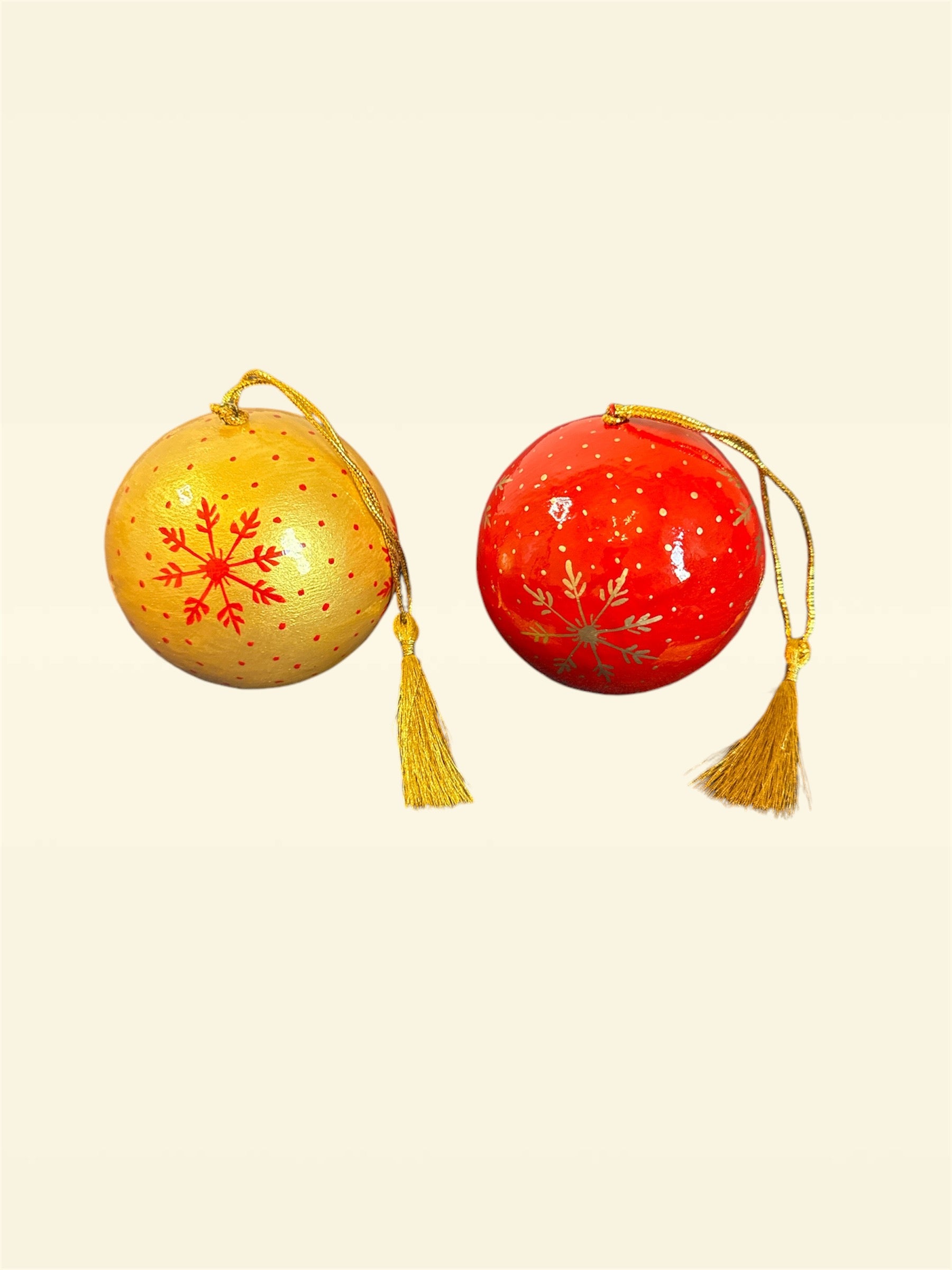 Christmas Ornaments - Paper Mache Baubles image 5