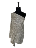 Kashmiri Feather-Light Woolen Stole - Sozni Jalidar Design image 6