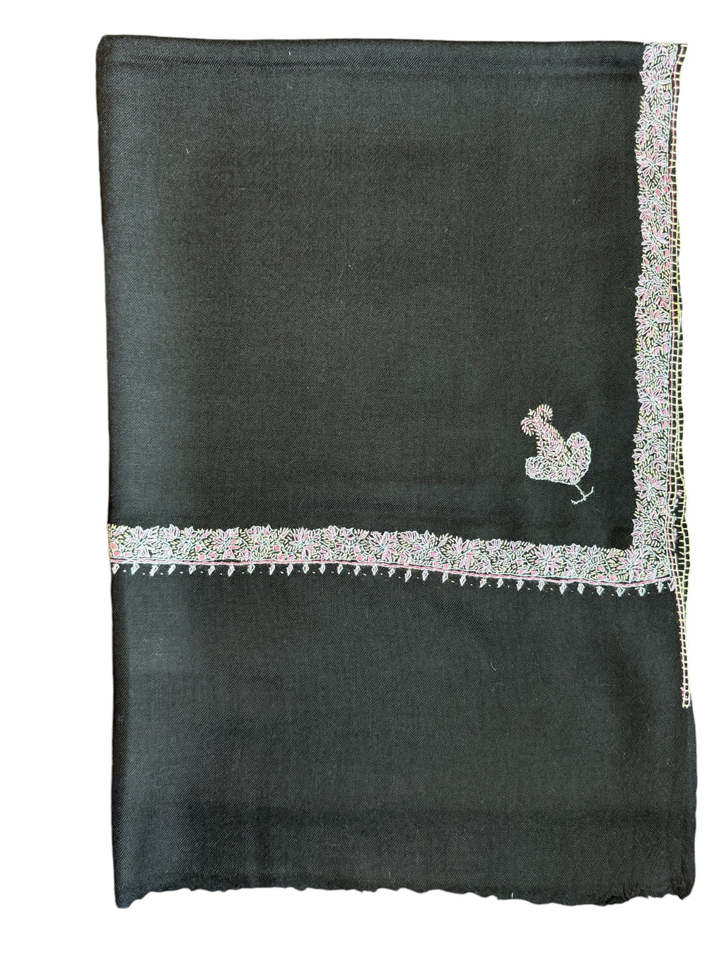 Kashmiri Woolen Stole - Sozni Haldar Design image 8