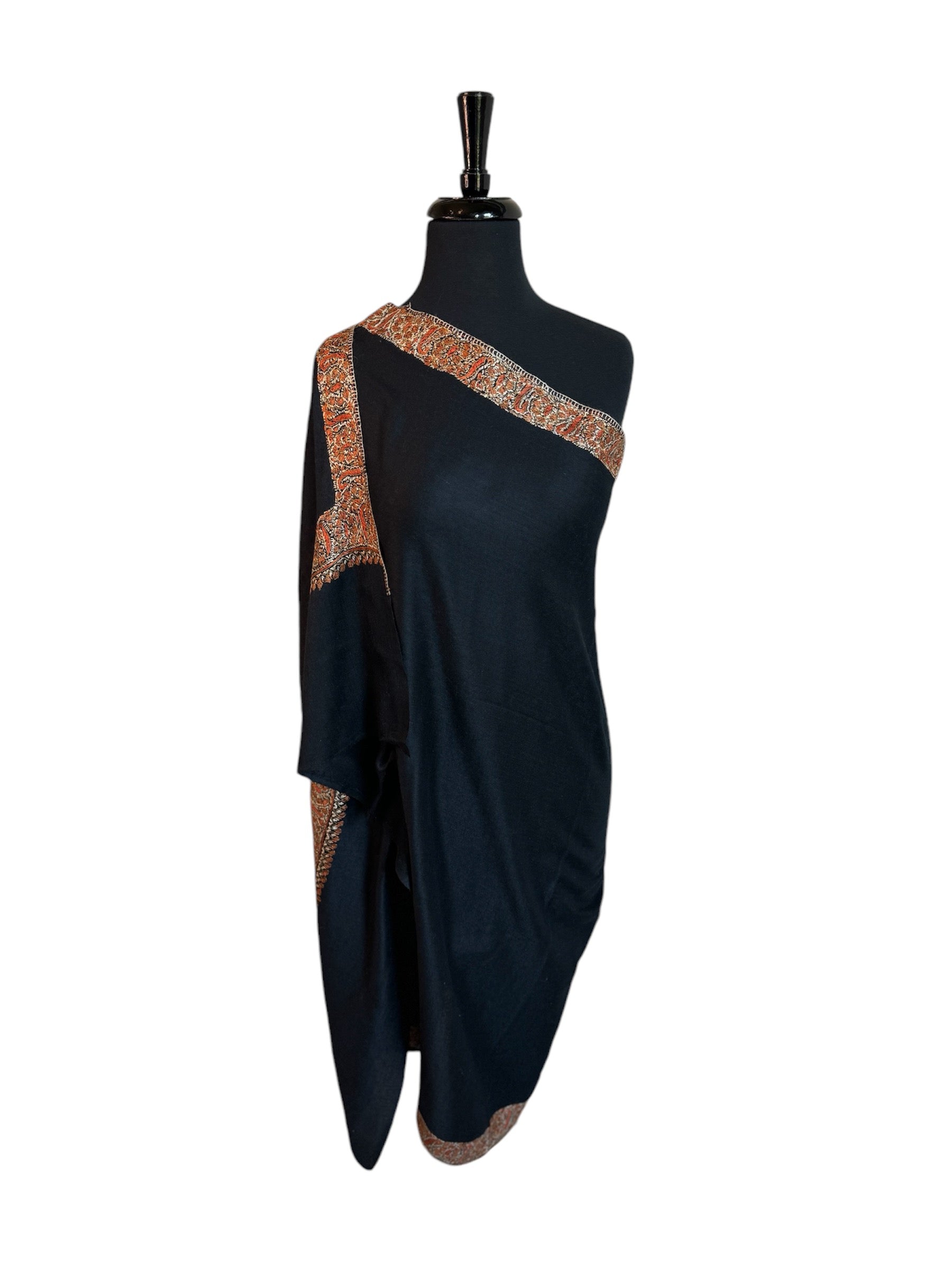 Kashmiri Feather-Light Woolen Shawl - Neemdor image 0