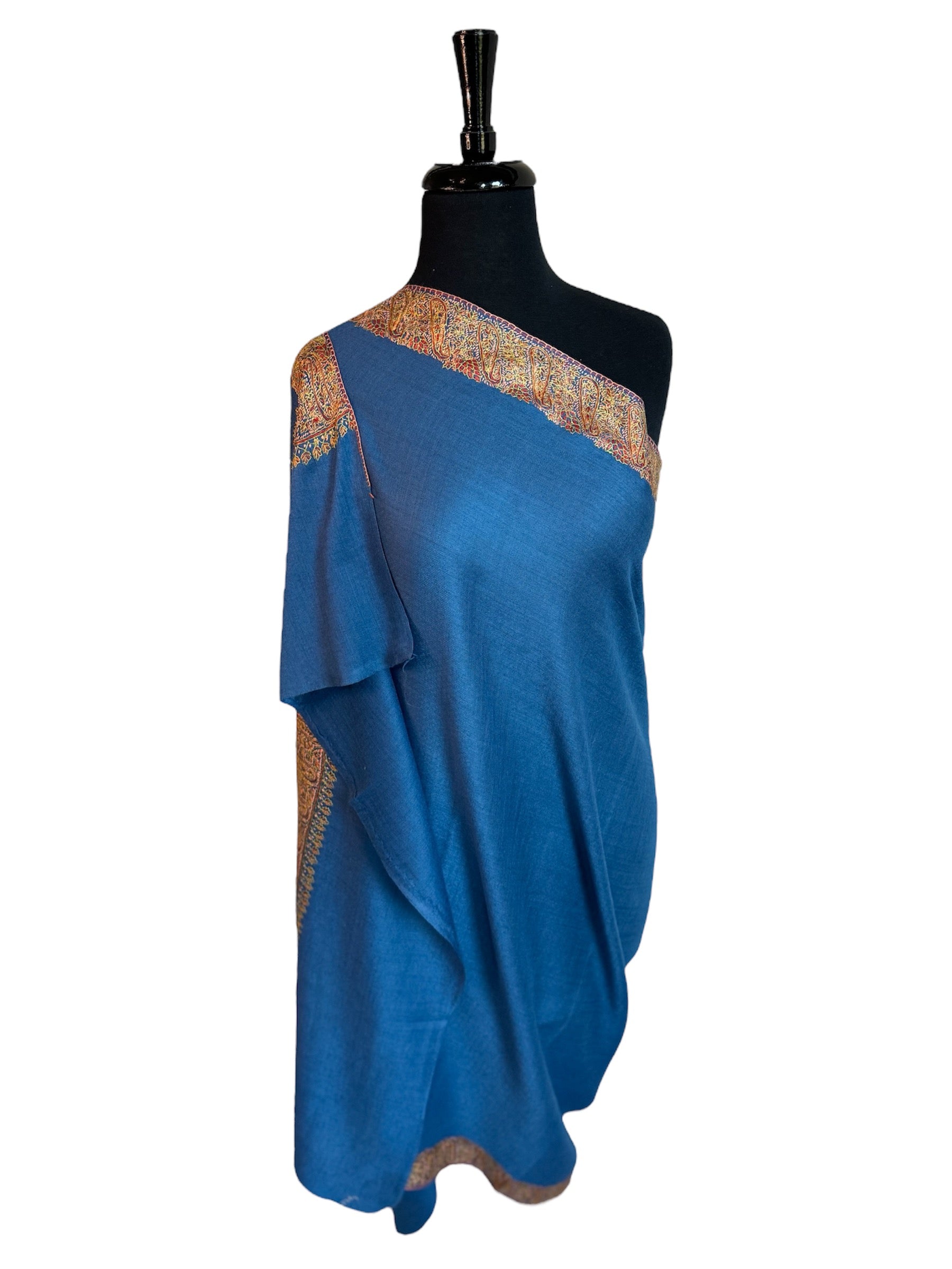 Kashmiri Feather-Light Woolen Shawl - Doardar image 0