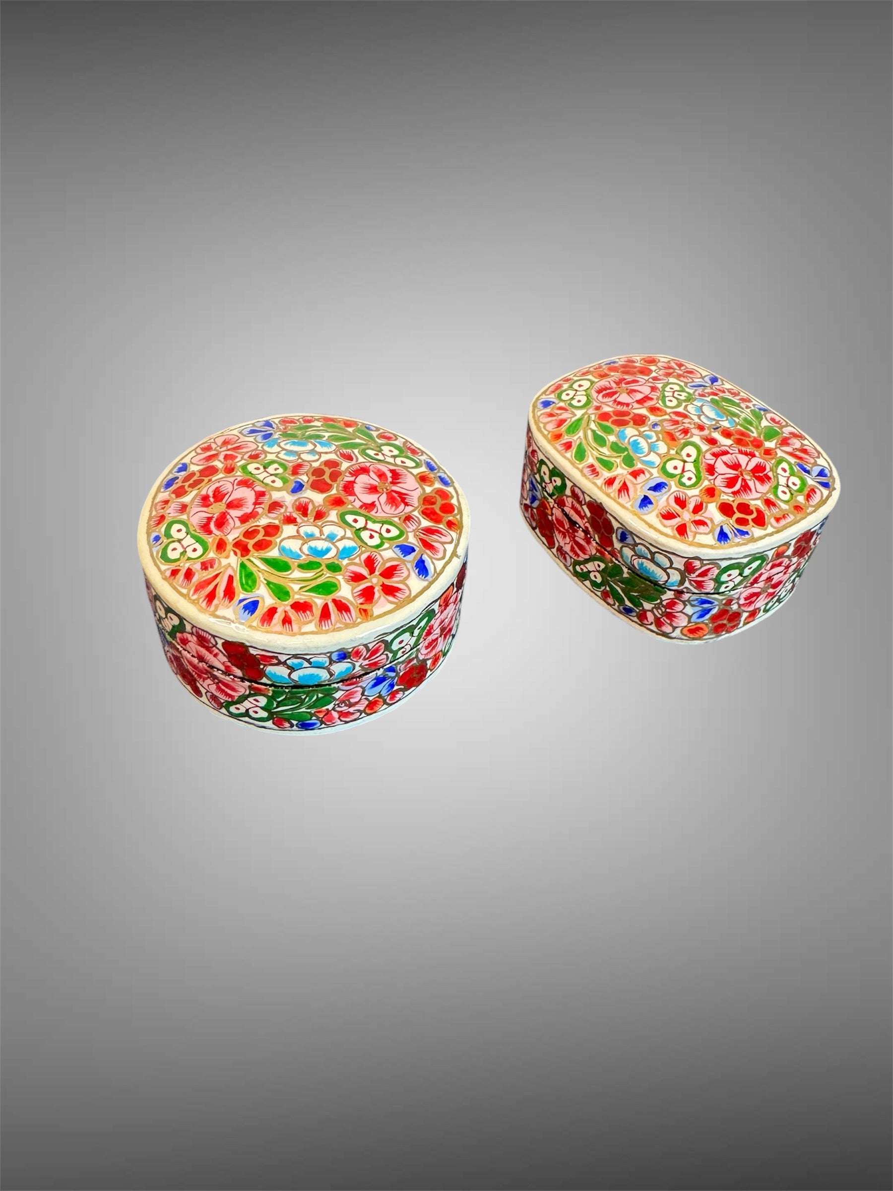 Vintage Jewelry Boxes - Paper Mache Box image 0