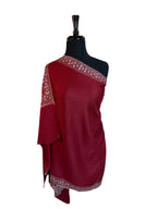 Kashmiri Feather-Light Woolen Wrap - Sozni Neemdor Design