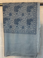 Kashmiri Feather-Light Woolen Wrap - Sozni Jalidar Design