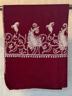 Kashmiri Woolen Wrap - Sozni Paldar Design