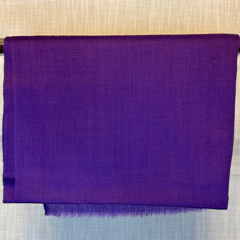Kashmiri Feather-Light Woolen Scarf: Plain