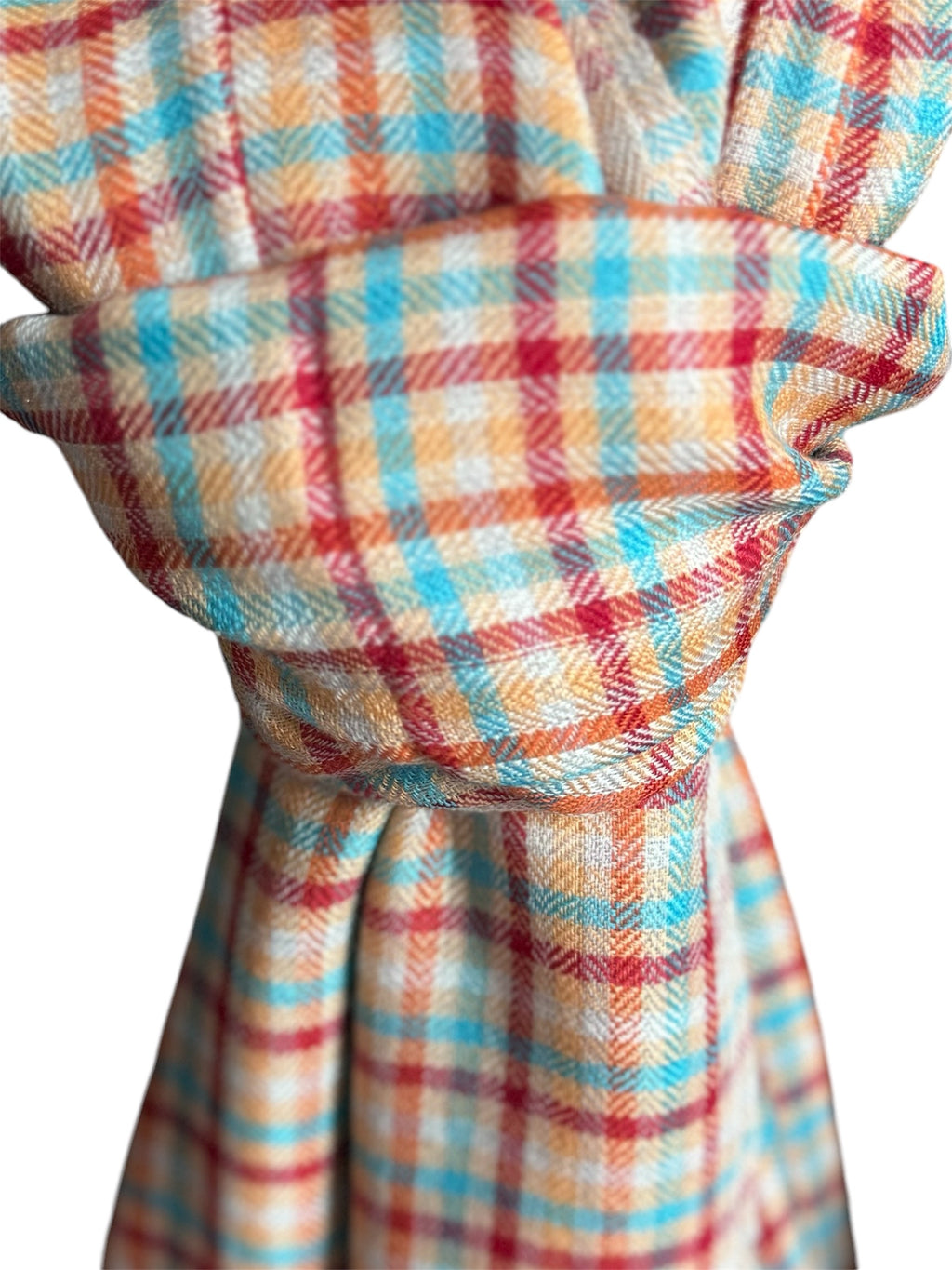 Kashmiri Feather-Light Woolen Scarf: checkered image 5