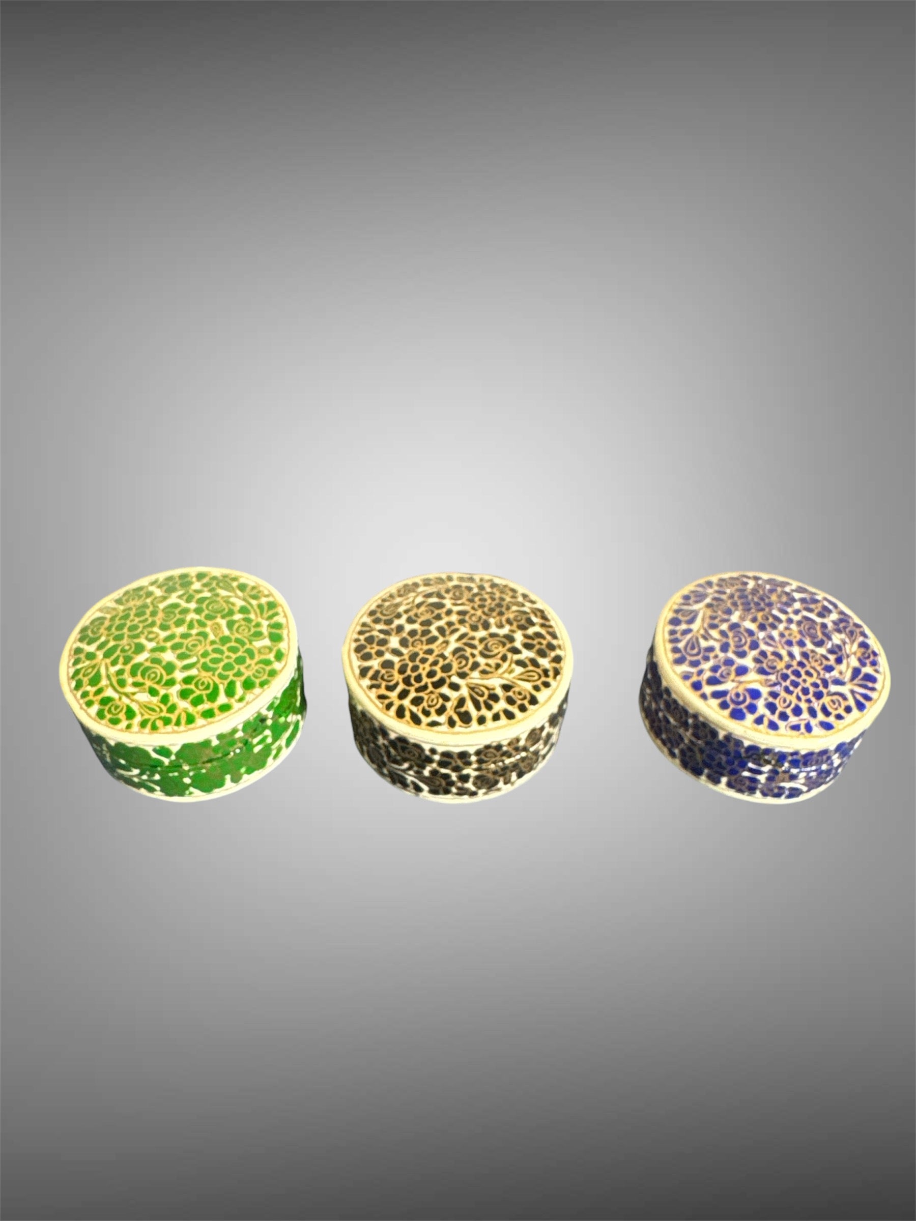 Vintage Jewelry Boxes - Paper Mache Box image 7