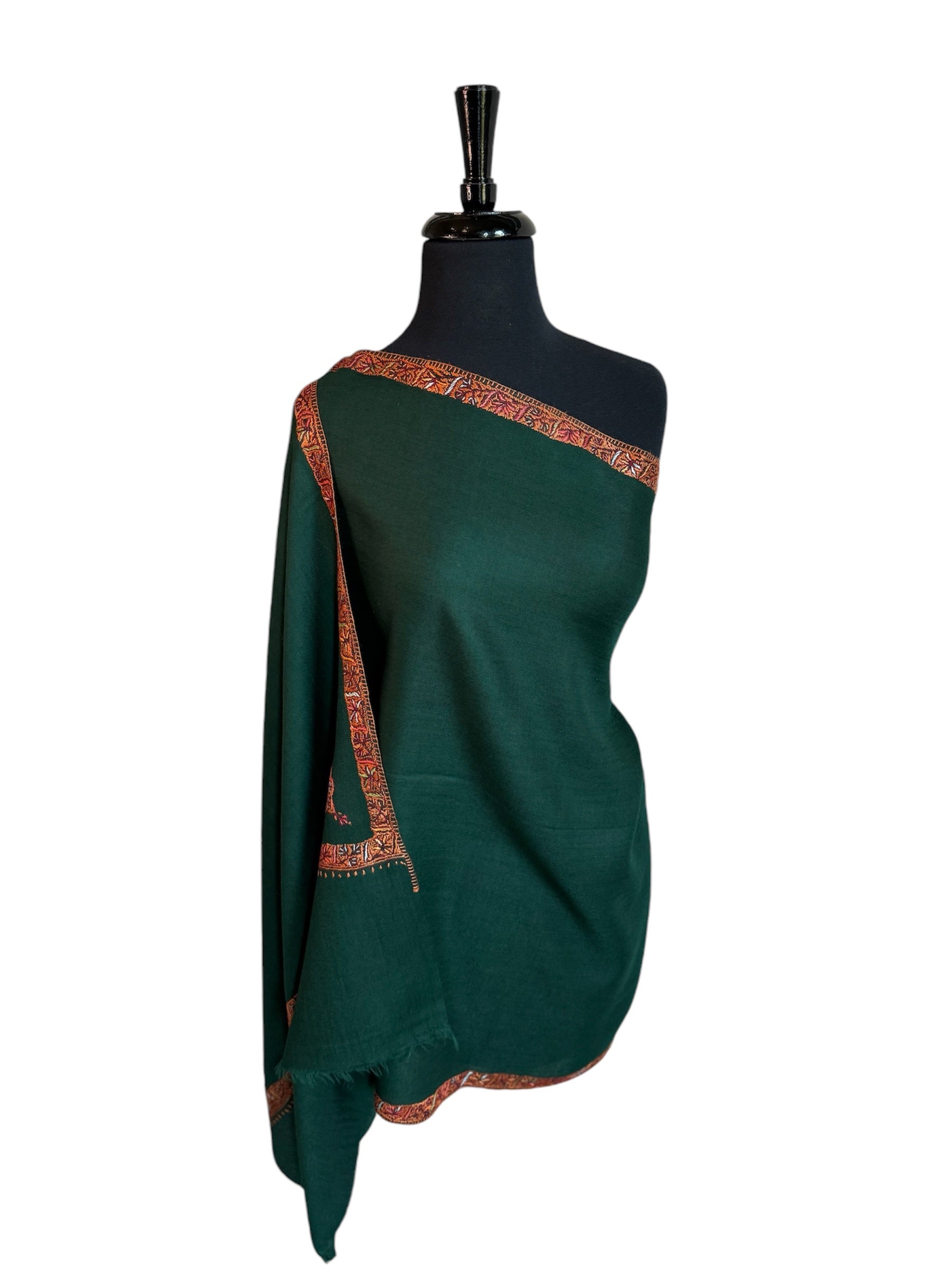 Kashmiri Woolen Stole - Sozni Haldar Design image 9