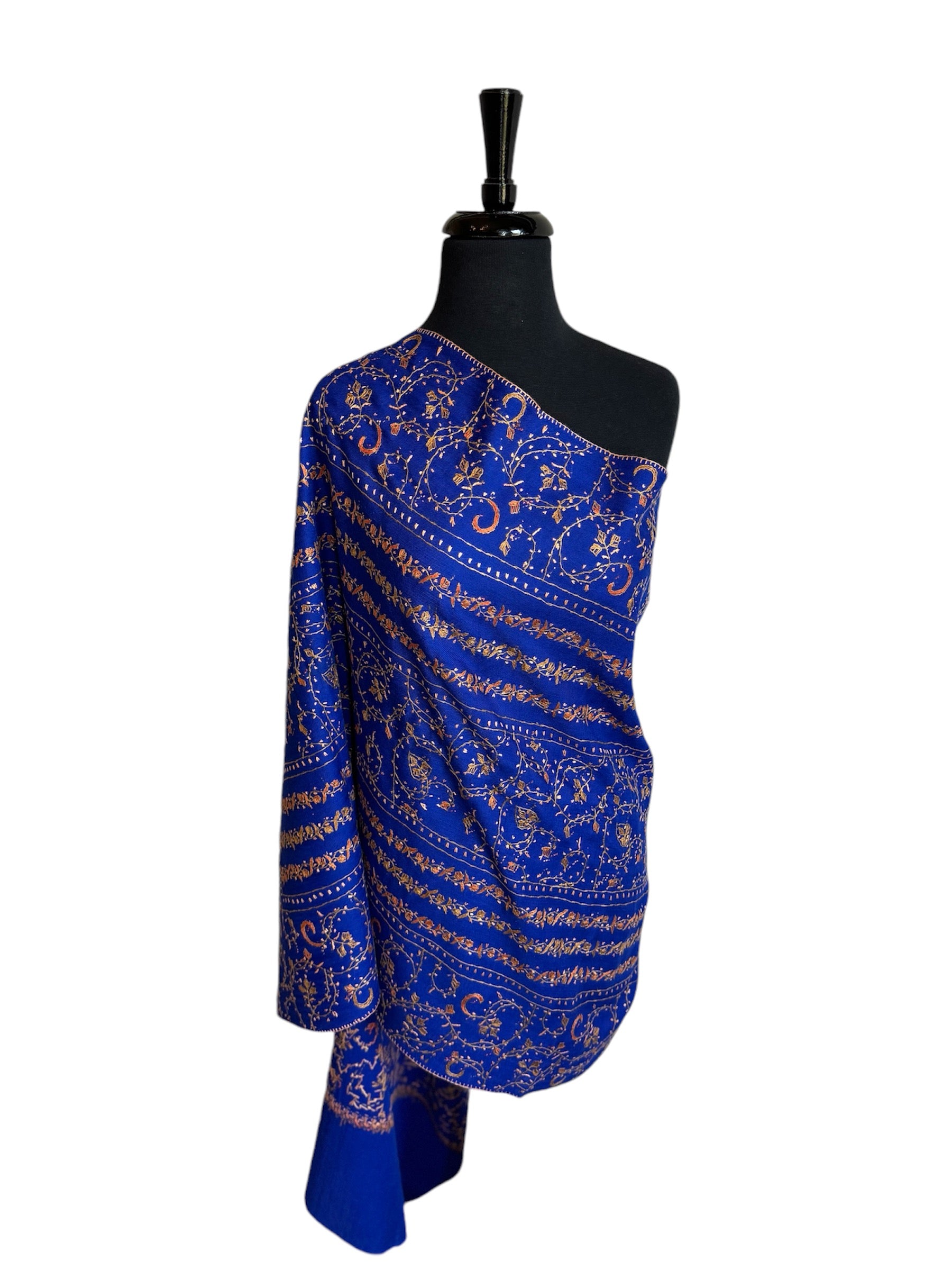 Kashmiri Woolen Stole - Sozni Jalidar Design image 0