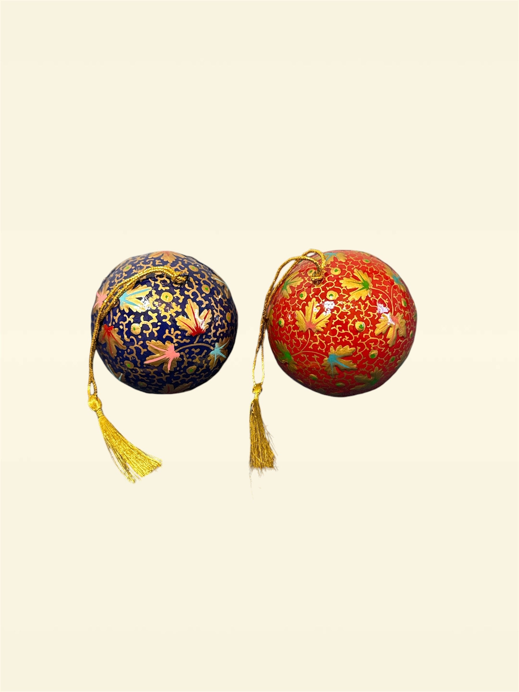 Christmas Ornaments - Paper Mache Baubles image 2