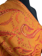 Kashmiri Woolen Stole - Sozni Jalidar Design image 5