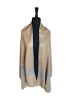 Kashmiri Woolen Stole - Sozni Paldar Design image 4