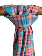 Kashmiri Feather-Light Woolen Scarf: checkered image 3