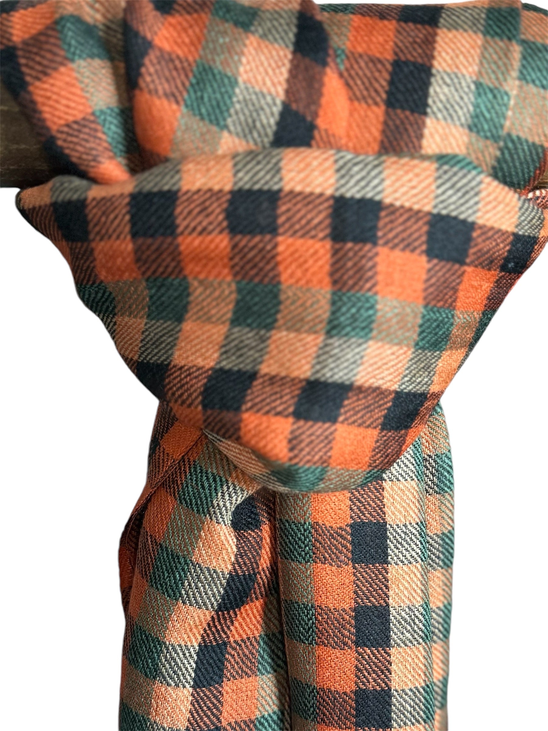 Kashmiri Feather-Light Woolen Scarf: checkered image 4