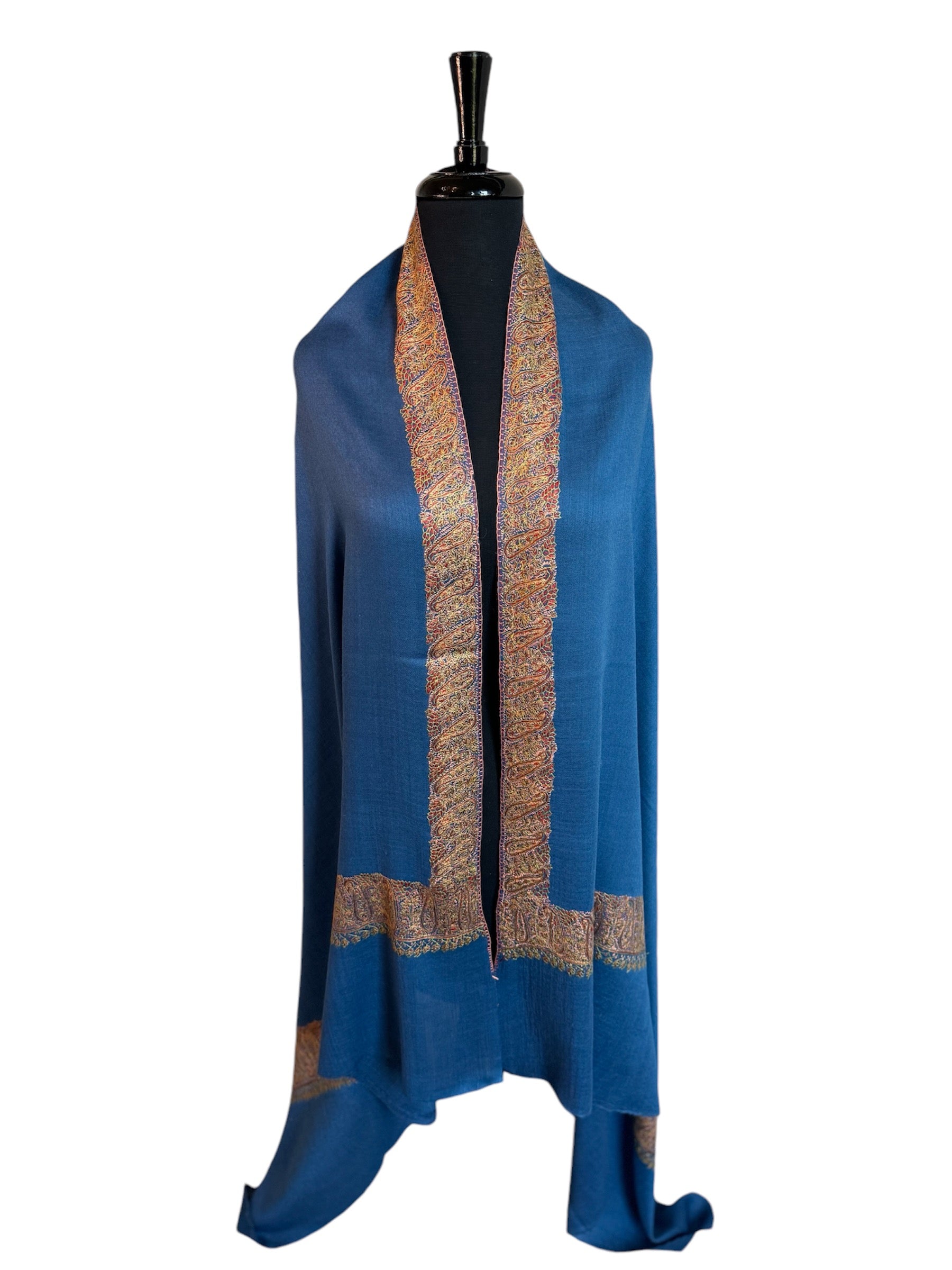 Kashmiri Feather-Light Woolen Shawl - Doardar image 2