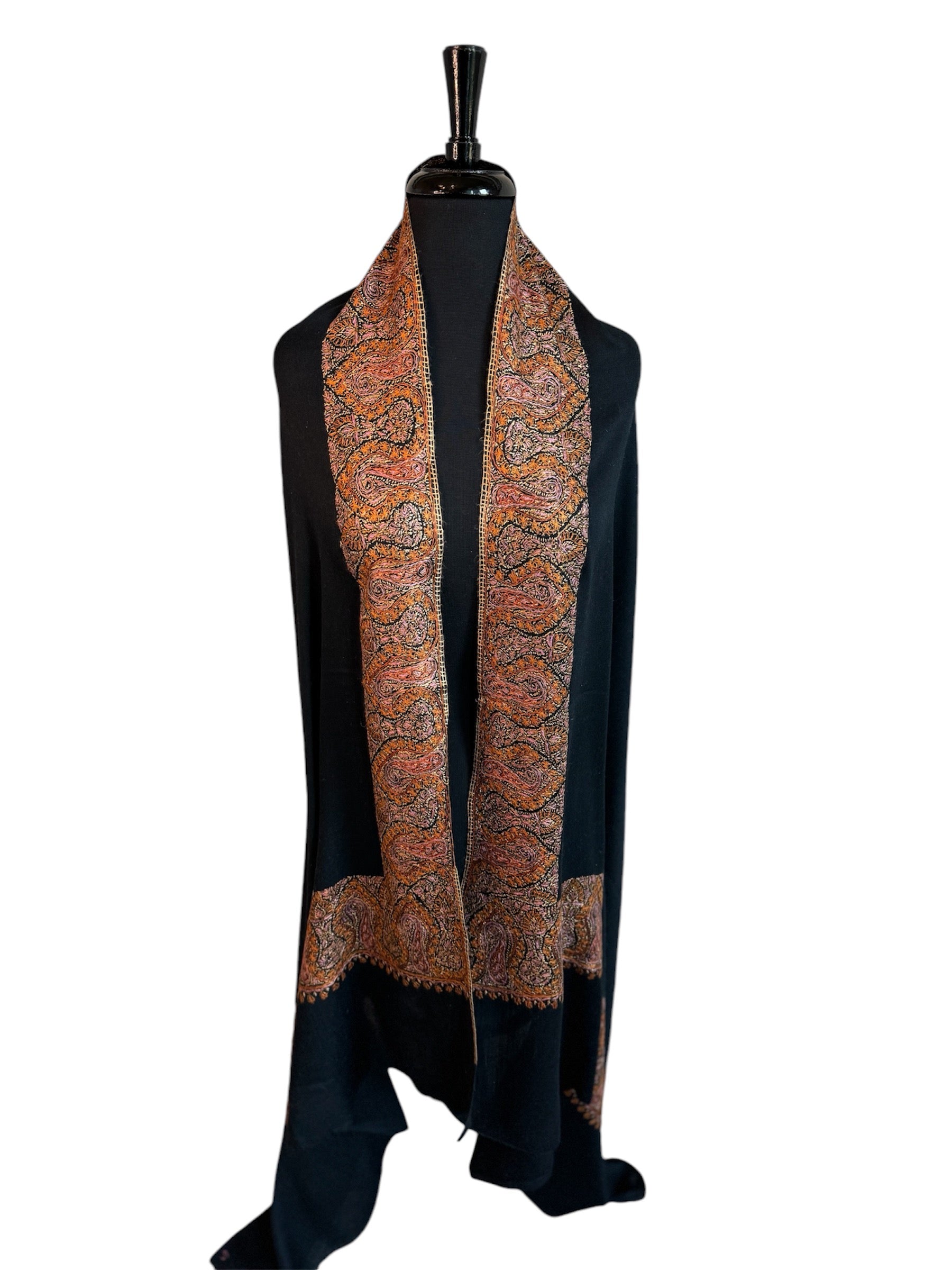 Kashmiri Feather-Light Woolen Shawl - Kalandoor image 4