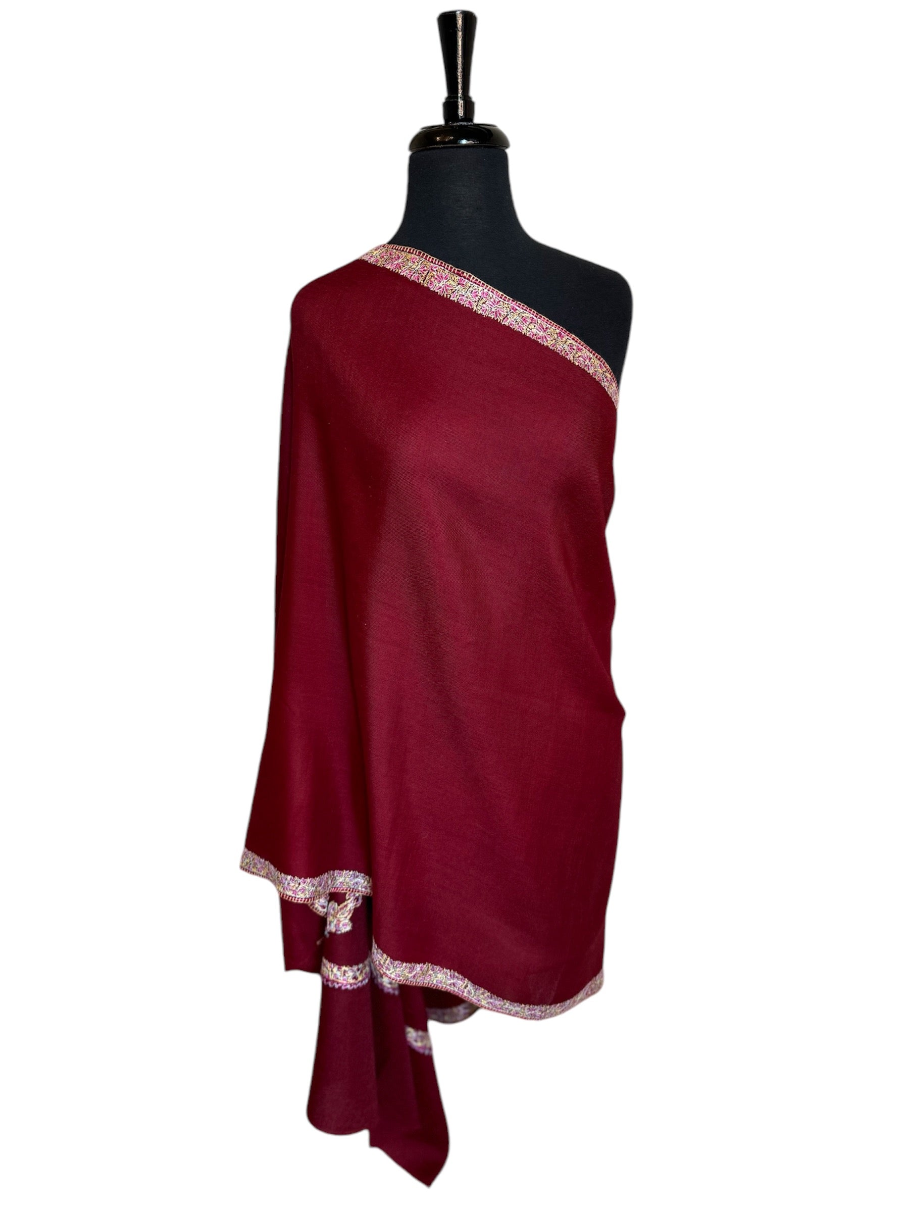 Kashmiri Woolen Stole - Sozni Haldar Design image 0